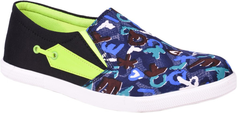 Knoos Jungle Loafers Casual Shoes For Men(Black)