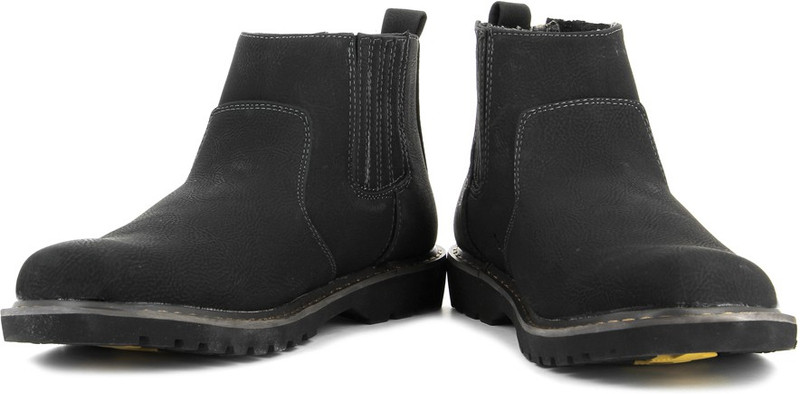Perseus Men Boots(Black) RS.849 (55.00% Off) - Flipkart