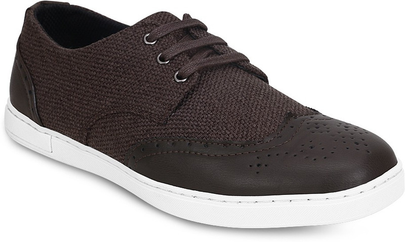 Buy Kielz Designer Brogue Ethnic Coffee Shoes Sneakers For Men Khaki Online at desertcartZimbabwe