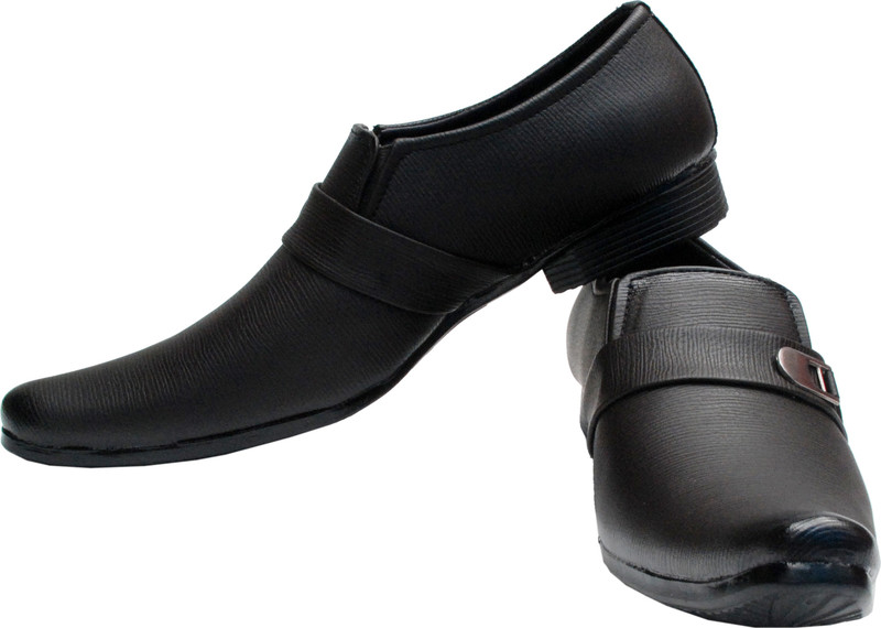 Shoe Striker Copper Formal Shoes Slip On Shoes For Men(Maroon)