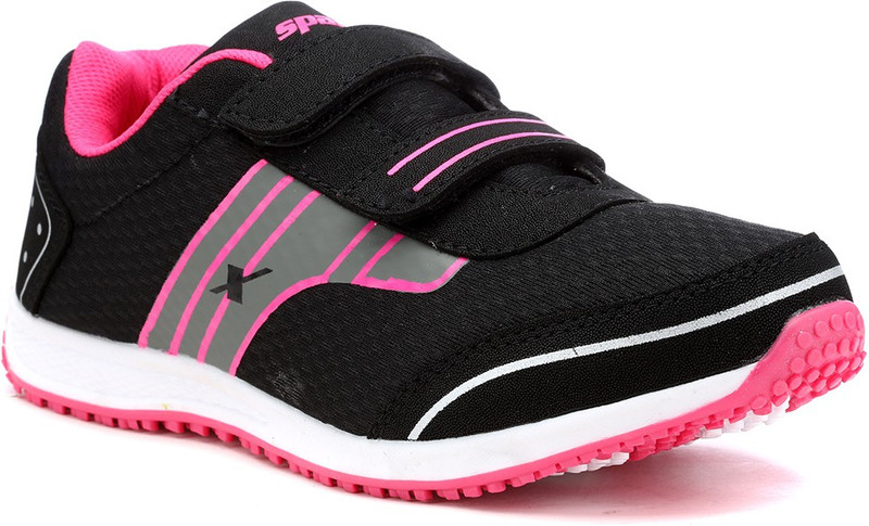 Sparx Stylish Black & Pink Walking Shoes For Women(Black, Pink)