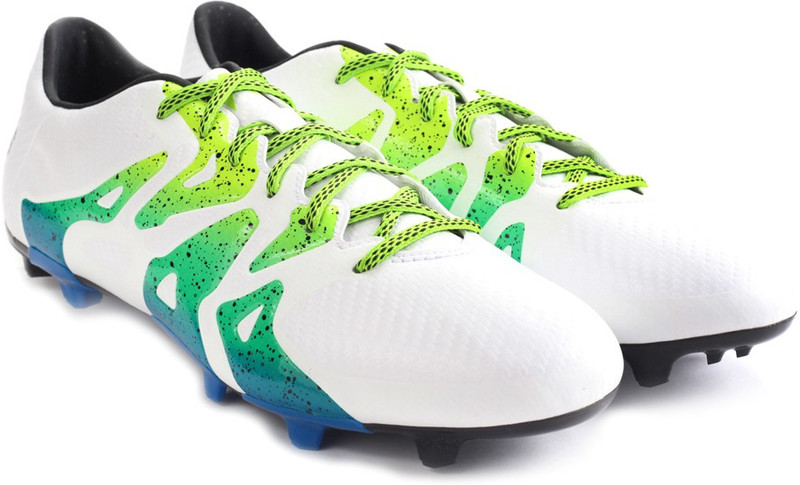 ADIDAS X 15.3 FG/AG Men Football Shoes For Men(Green, White)