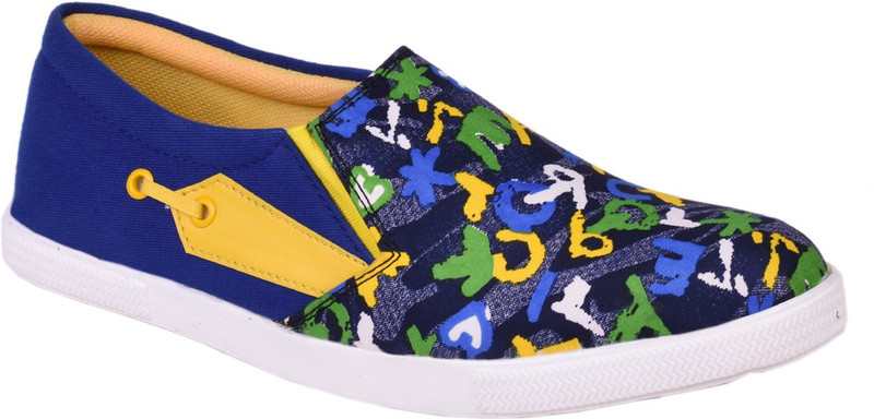 Knoos Jungle Loafers Casual Shoes For Men(Blue)