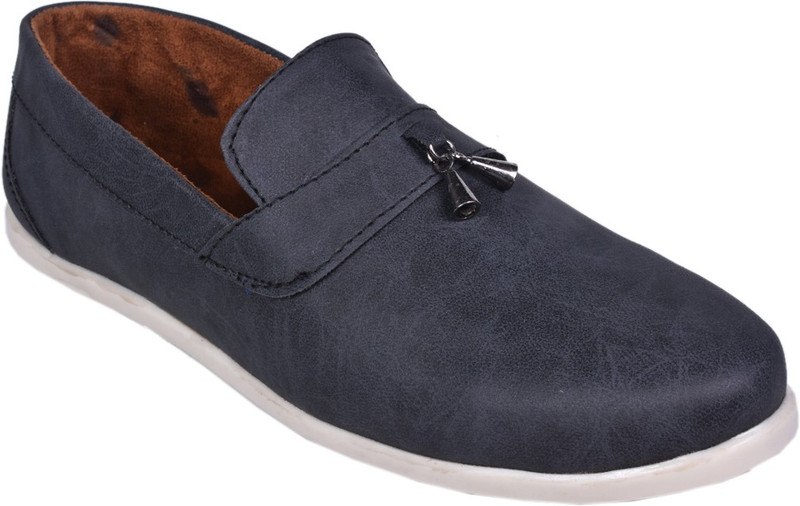 Knoos slip on Casuals For Men(Navy)
