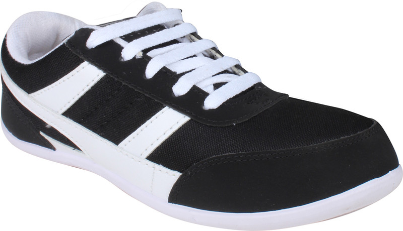 Histeria Star White & Black Running Shoes For Men(Black)