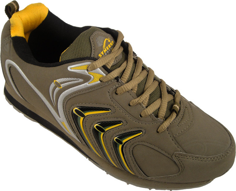 Action Synergy 27548 Casual Shoes For Men(Black, Yellow)