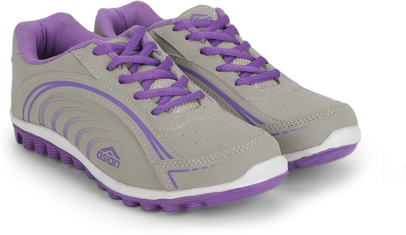 Asian running shoes For Women(Purple, Grey) Asian running shoes For Women(Purple, Grey)