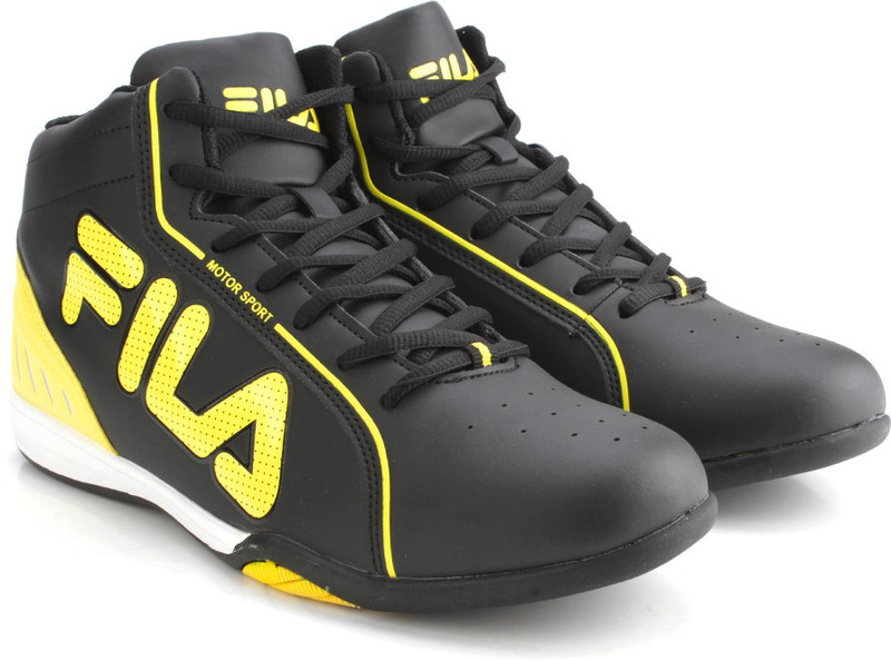 Fila Sneakers For Men(Black, Yellow)