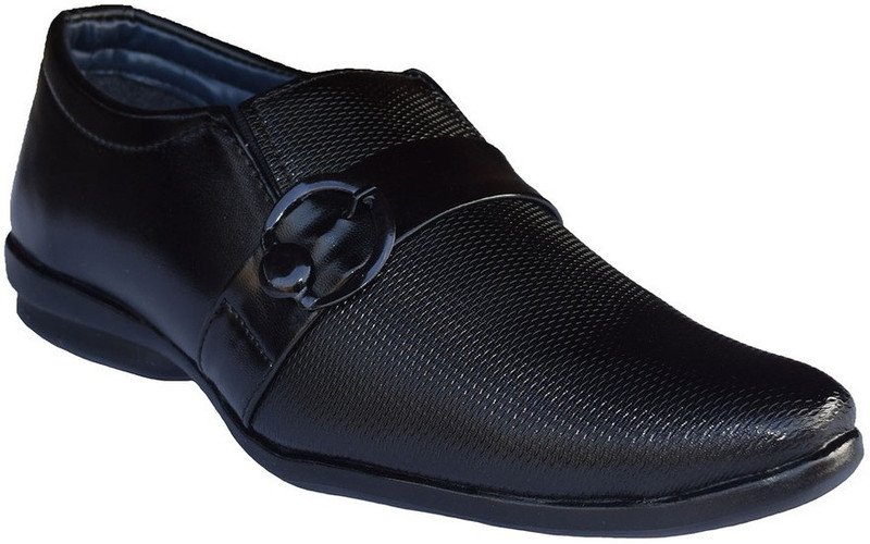 JK Port Jkp019blk Slip On Shoes For Men(Black) JK Port Jkp019blk Slip On Shoes For Men(Black)