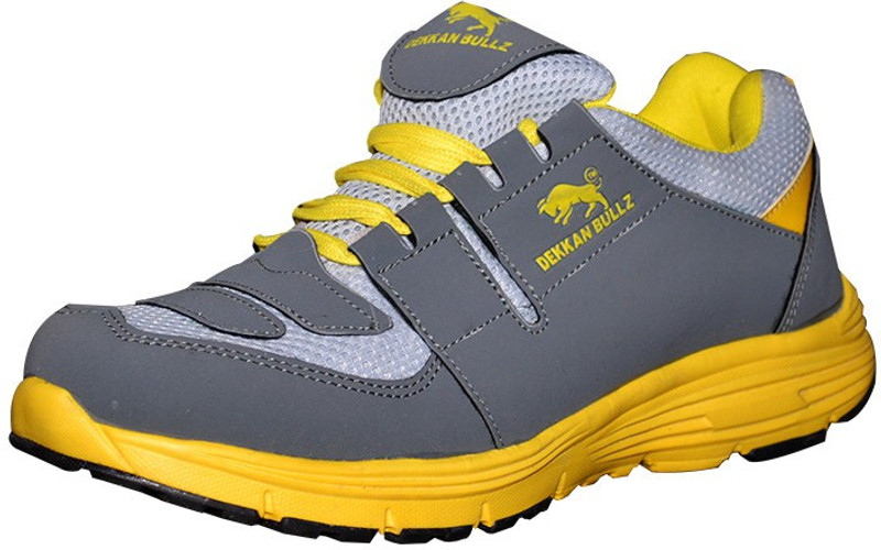 Dekkam Bullz Marathon Running Shoes For Men(Grey)