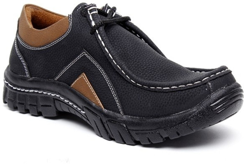 Zapatoz Quest Black Outdoors For Men(Black)