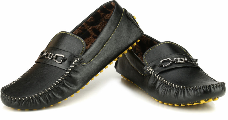 Mactree Attractive Loafers For Men(Black)