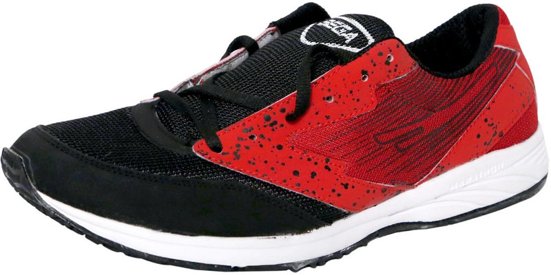 SEGA Red Black Marathon Running Shoes For Men(Red)