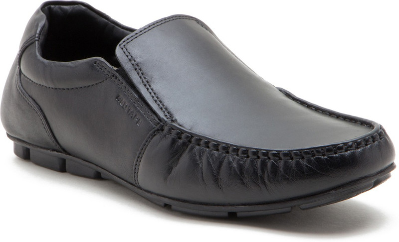 Red Tape Mocassin For Men(Black)