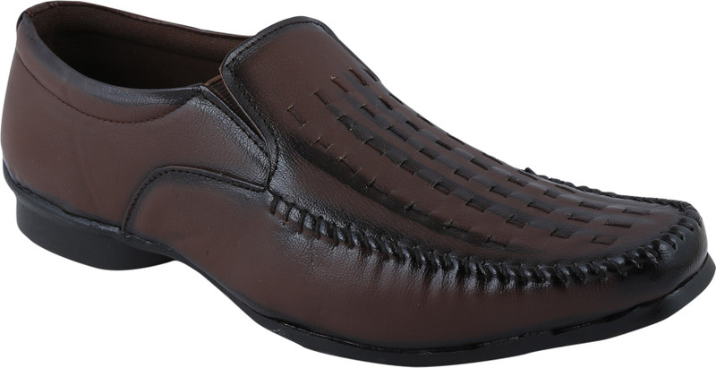 SanMega Slip On For Men(Brown) SanMega Slip On For Men(Brown)