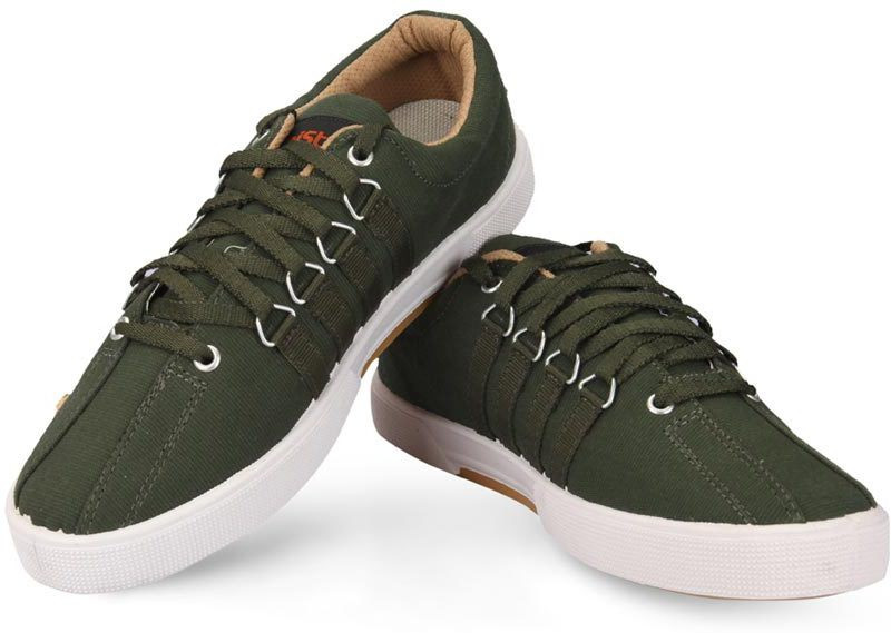 Alexus Canvas Shoes For Men(Green) Alexus Canvas Shoes For Men(Green)