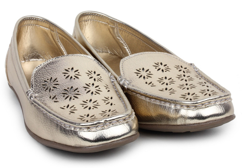 Beonza Loafers For Women(Gold)