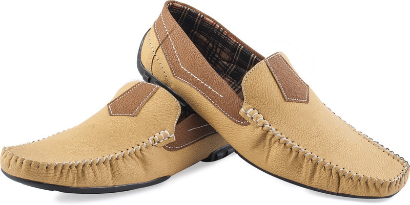 Zapatoz Loafers For Men(Beige)