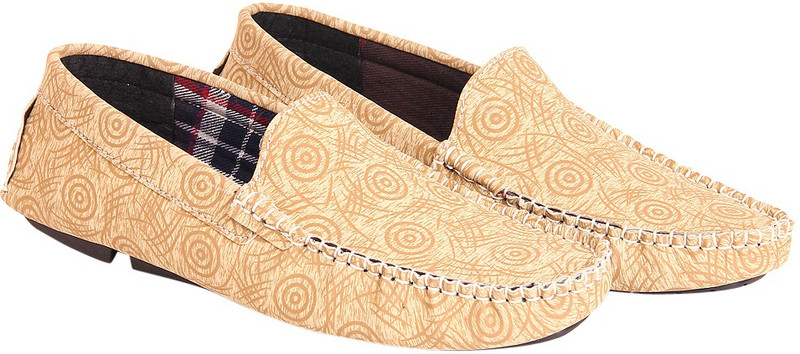 Funk'd Spiral Loafers For Men(Beige)