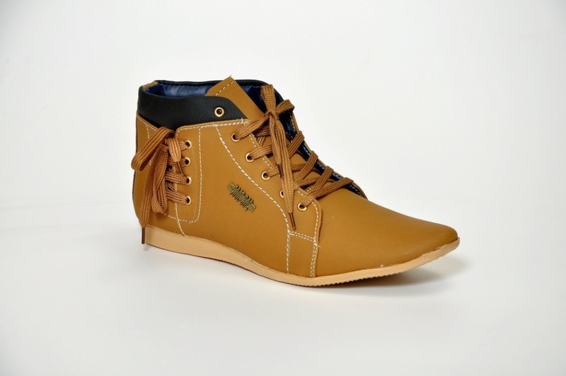 Ztoez Brown Boots For Men(Brown)