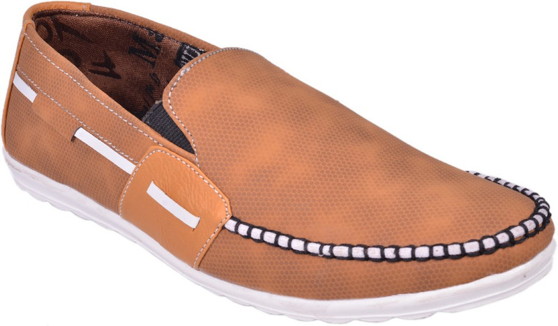 Knoos Skoofy Loafers For Men(Tan)