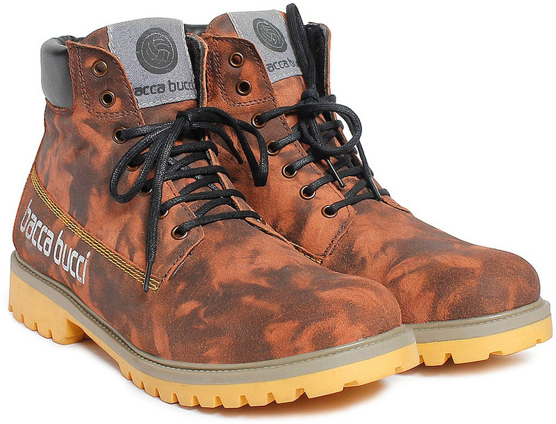 Bacca Bucci Mens Earthkeepers Rugged Light Weight Bikers Combat