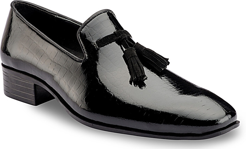 De Scalzo Tassel Slip On For Men(Black)