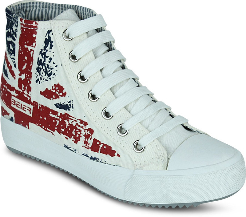 Get Glamr Yashura Sneakers For Women(White)