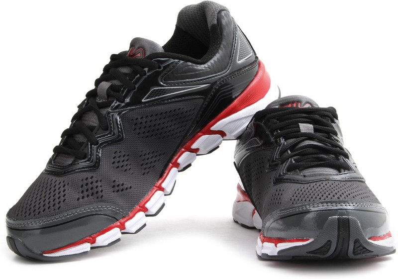 Fila Running Shoes For Men(Black, Grey)