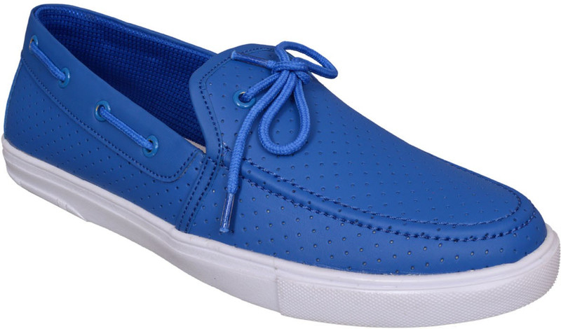 M & M BLUE Boat Shoes For Men(Blue)