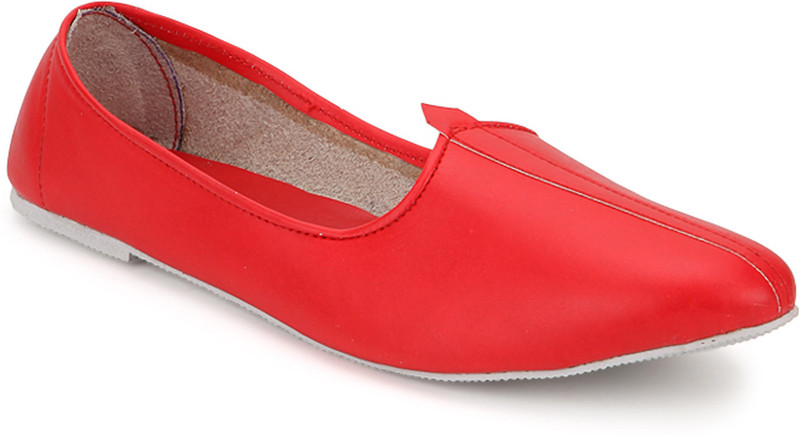 Paduki Ethnic Mojaris For Men(Red)