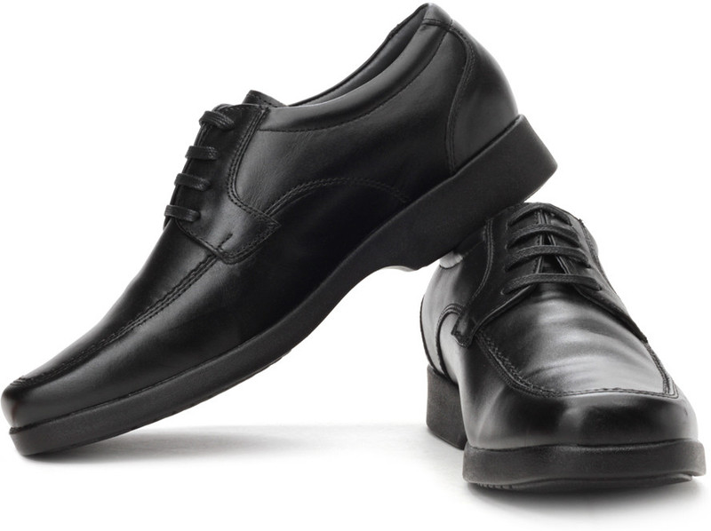 Bata Wind Men Smooth Leather Lace Up Shoes For Men(Black) Bata Wind Men Smooth Leather Lace Up Shoes For Men(Black)