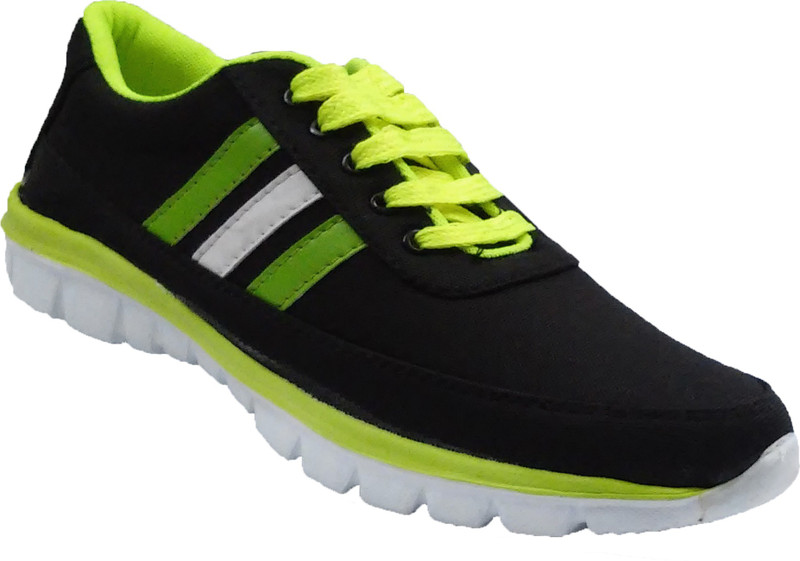 Ztoez Black Running Shoes For Men(Black)