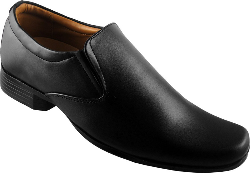 Action Synergy Fashion Line Pums9926 Slip On Shoes For Men(Black)