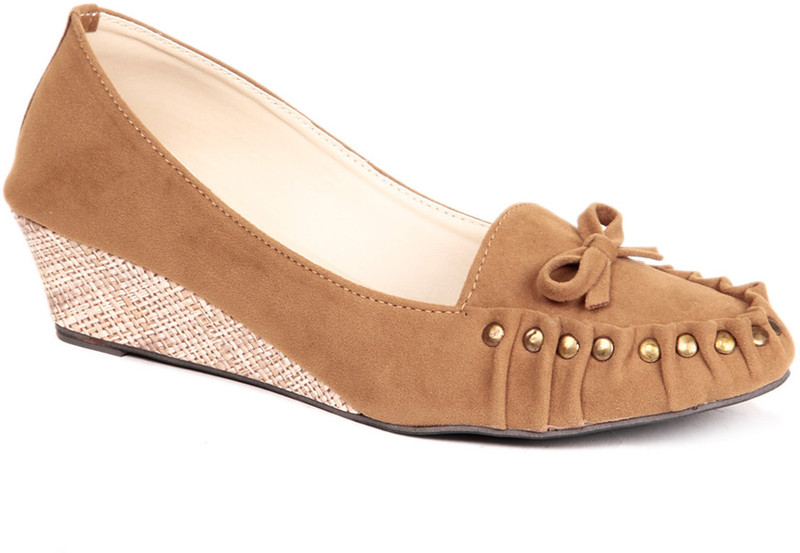 Ignis Loafer Wedge Bellies For Women(Beige)