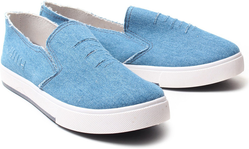 Nell Canvas Shoes For Women(Blue)