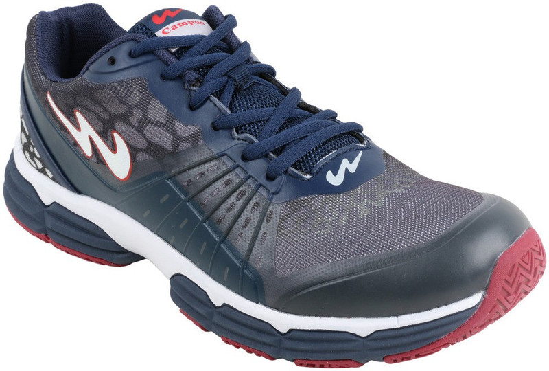 Action Campus 3G440 Running Shoes For Men(White, Blue, Grey)