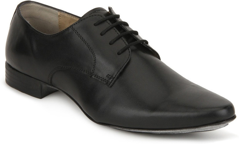 Knotty Derby Elphias Derby Lace Up For Men(Black)