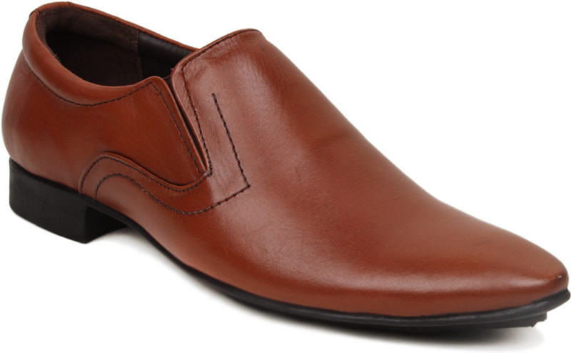 Bruno Manetti Aberto Slip On Shoes For Men(Tan)
