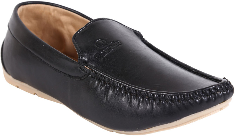Quarks Loafers For Men(Black)