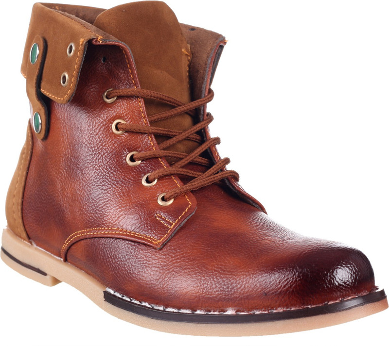 Kraasa Venetian Boots For Men(Tan)