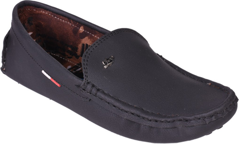 Knoos Driving Mocations Loafers For Men(Black)