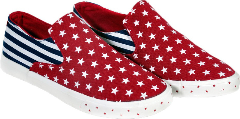 Cabron Canvas Shoes For Men(Red)