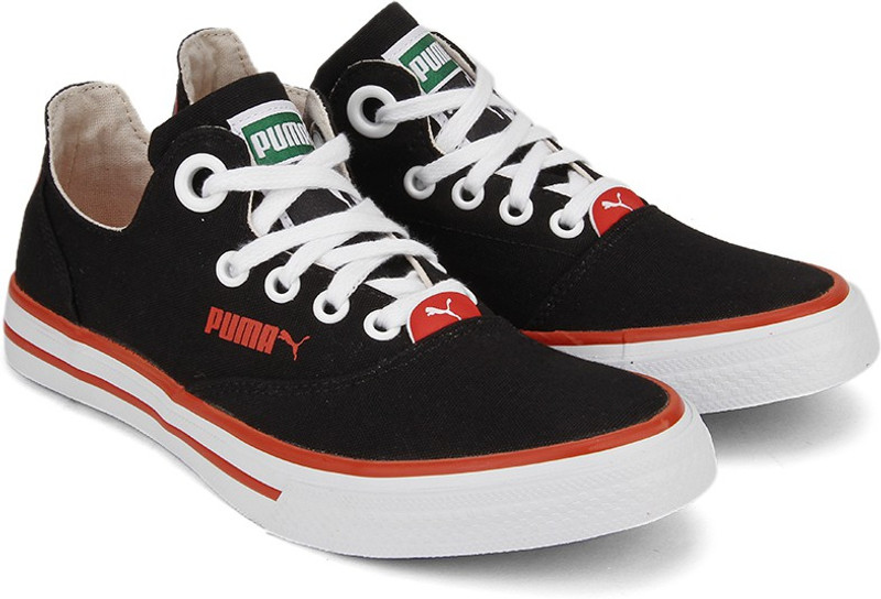 Puma Limnos CAT 3 DP Canvas Sneakers For Women(Black)