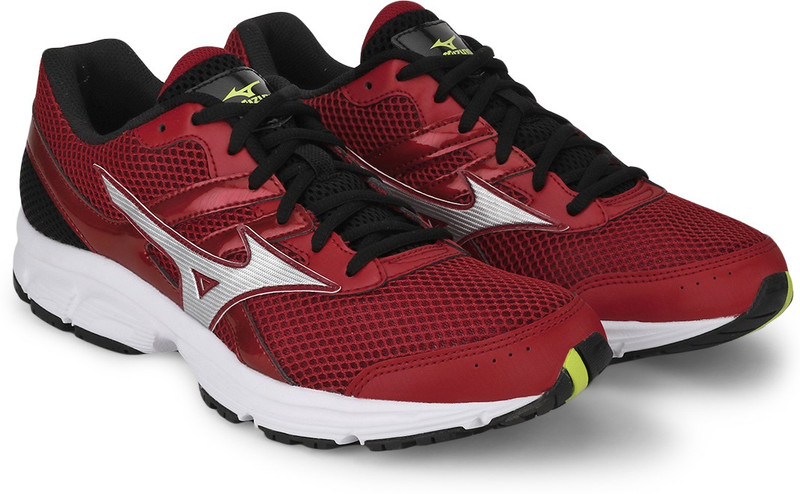 Mizuno Spark Running Shoes For Men(Red, White, Black)