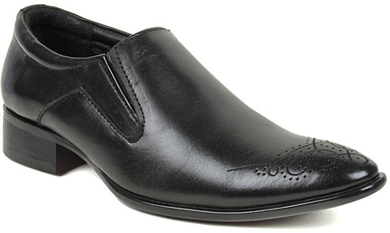 Bruno Manetti 9920 Slip On Shoes For Men(Black)