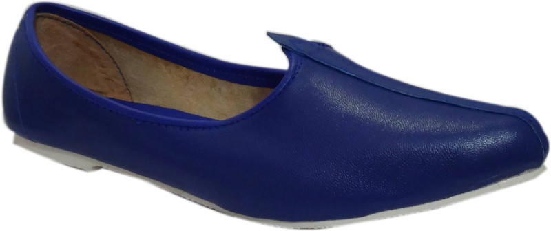Paduki Ethnic Mojaris For Men(Blue)