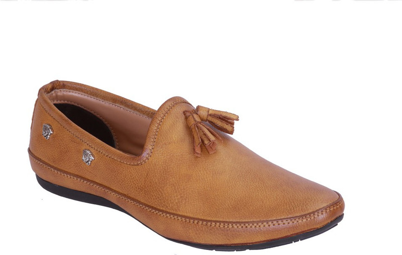 Dizaro GENUINE LEATHER Loafers For Men(Tan) Dizaro GENUINE LEATHER Loafers For Men(Tan)