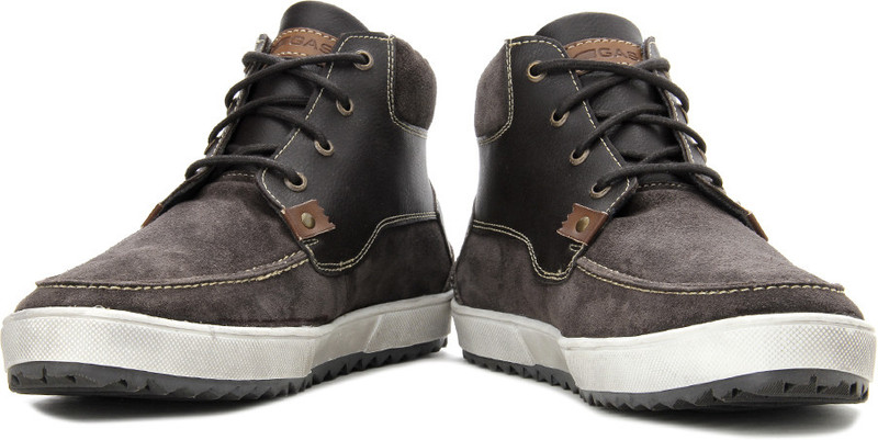 GAS Speed High Ankle Sneakers For Men(Brown)