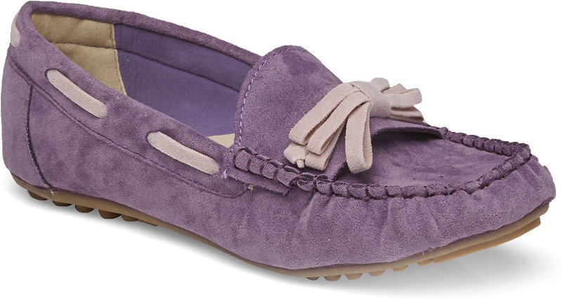 Larissa & Bella Mocassin For Women(Purple) Larissa & Bella Mocassin For Women(Purple)